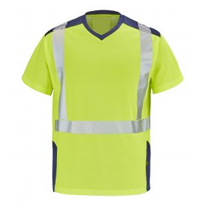 Tee-shirt à manches courtes Cepovett GHARBI FLUO SAFE XP jaune