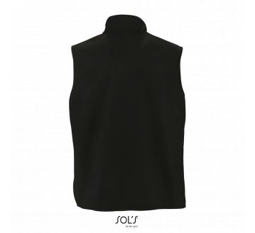 GILET POLAIRE UNISEXE SANS MANCHES NORWAY 51000 NOIR DOS- SOLS