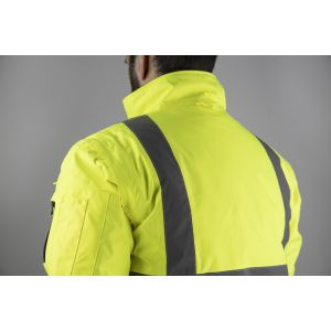 BLOUSON HAUTE VISIBILITE LASER JAUNE FLUO MANCHES... 2