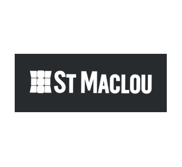 BRODERIE COEUR "SAINT MACLOU" : BLANC